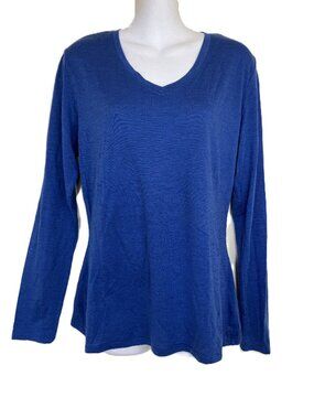 Segments Merino Wool T-shirt Base Layer Long Sleeve Blue Women's Lg